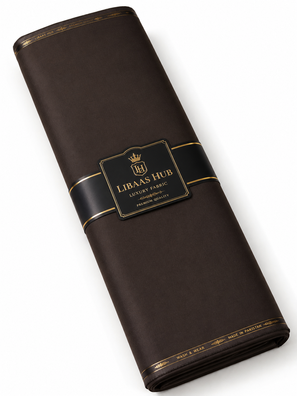 Luxury Coffee Brown Wash & Wear Fabric – Premium Men's Unstitched Suit | Libaas Hub