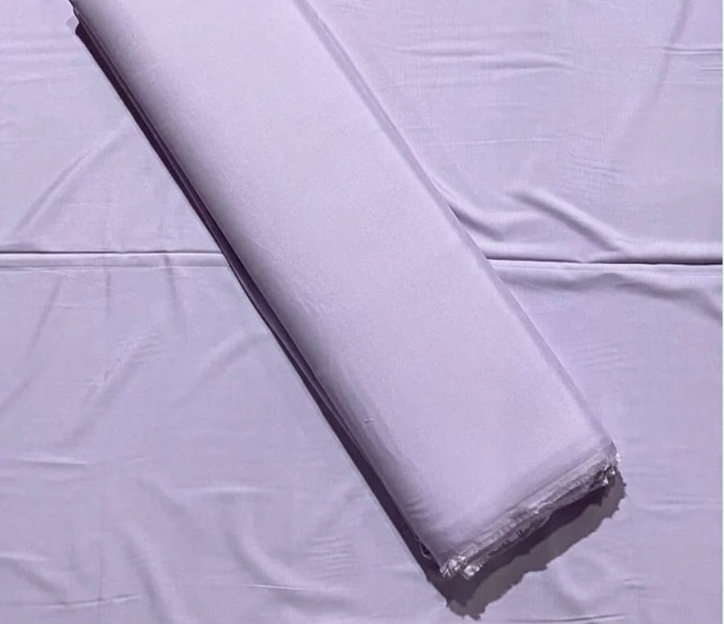 Luxury Light Purple Wash & Wear Fabric – Premium Men's Unstitched Collection